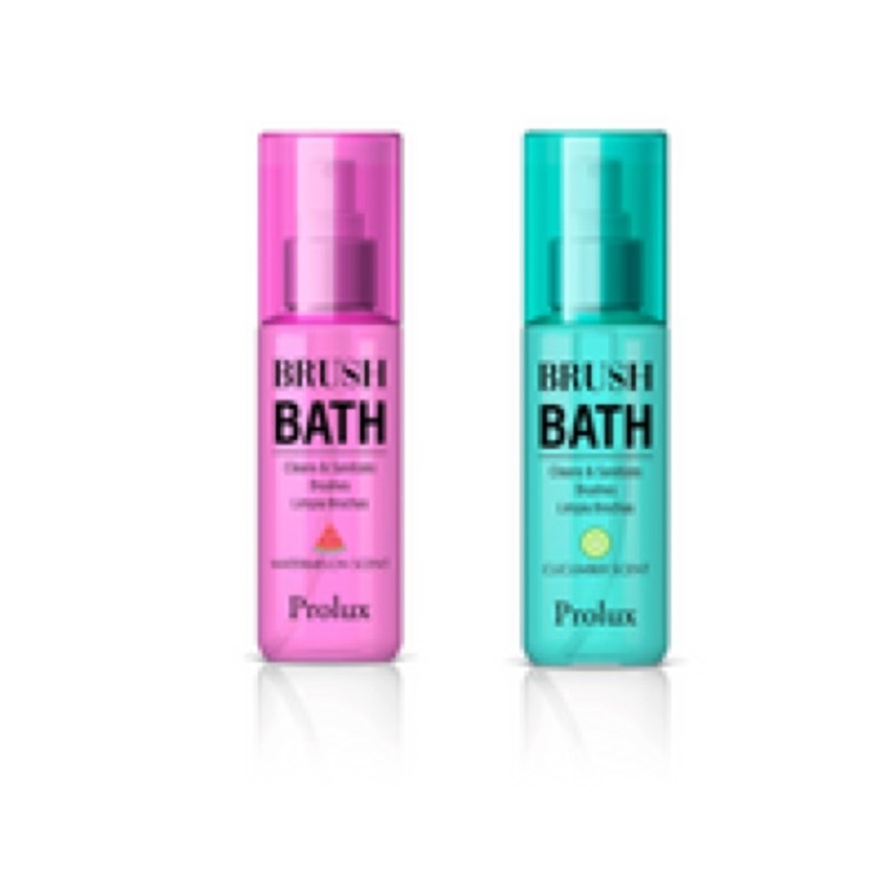 brush and sponges cleaner liquid